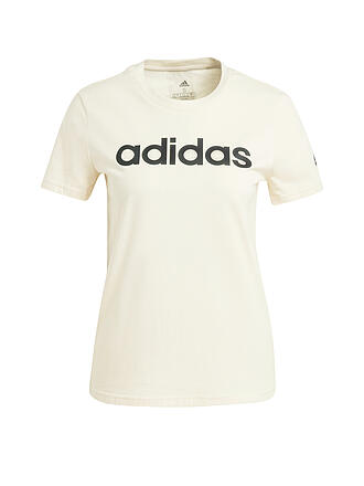 ADIDAS | Damen T-Shirt LOUNGEWEAR Essentials Slim Logo | beige