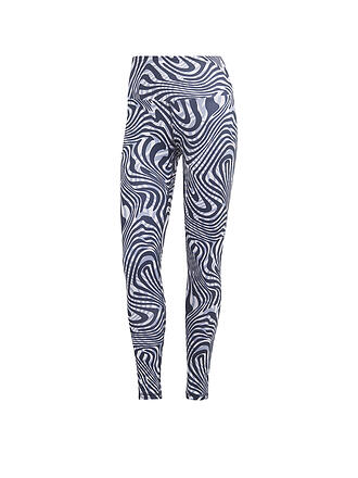 ADIDAS | Damen Yogatight Yoga Essentials Printed 7/8 | dunkelblau