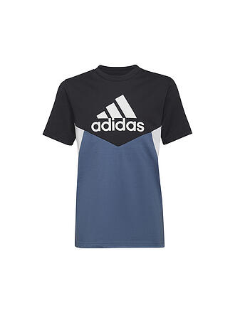 ADIDAS | Jungen T-Shirt Colorblock | schwarz