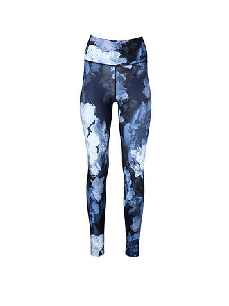 ATHLECIA | Damen Fitnesstight France Printed | dunkelblau