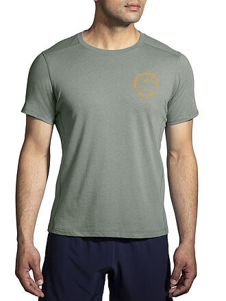 BROOKS | Herren Laufshirt Distance Short Sleeve 2.0 | hellblau