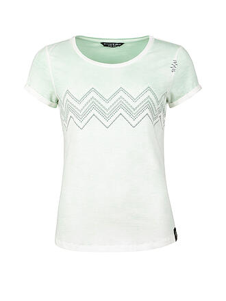 CHILLAZ | Damen Klettershirt Oetztal ZigZag Ornament | hellgrün