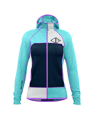 CRAZY | Damen Fleecejacke Pull Resolution | petrol
