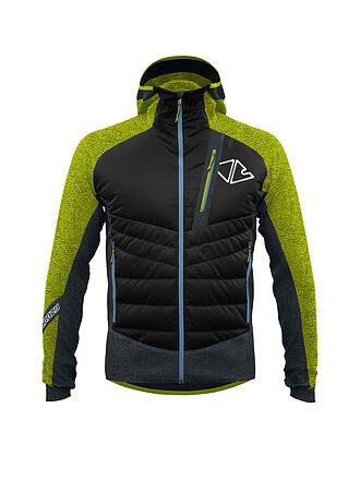 CRAZY | Herren Hybridjacke mit Teddyfleece | grün