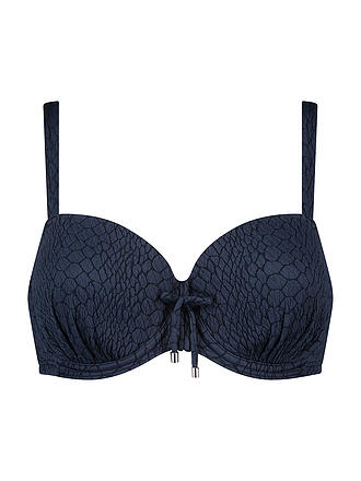 CYELL | Damen Bikinioberteil Solid Snake | dunkelblau