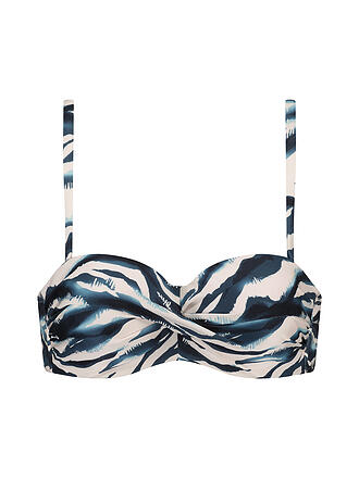 CYELL | Damen Bikinioberteil Wavy Water | blau