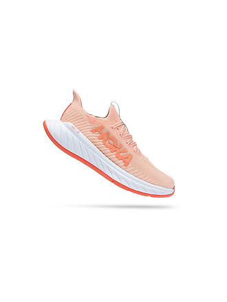 HOKA | Damen Wettkampf Laufschuhe Carbon X 3 | orange