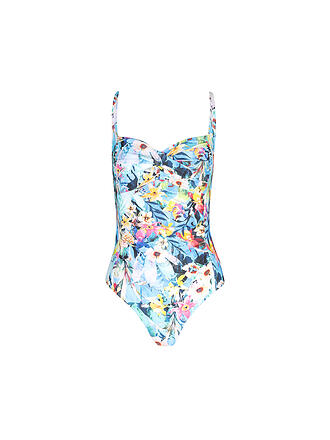 HOT STUFF | Damen Badeanzug Twisted Flower Power | bunt