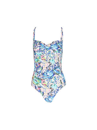 HOT STUFF | Damen Badeanzug Twisted Flower Power | bunt
