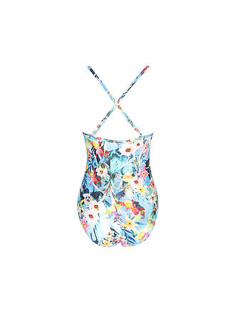 HOT STUFF | Damen Badeanzug Twisted Multi Flower | grün