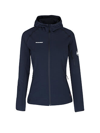 MAMMUT | Damen Fleecejacke Madris Light ML Hooded | dunkelblau