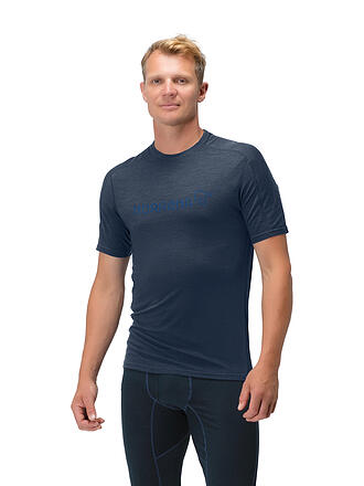 NORRØNA | Herren Funktionsshirt falketind equaliser merino | dunkelblau