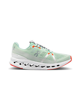ON | Damen Laufschuhe Cloudsurfer CREEK WHITE | grün