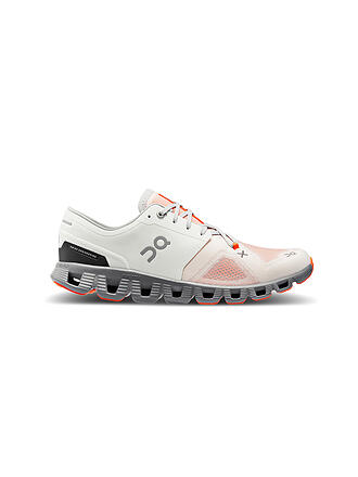 ON | Herren Laufschuhe Cloud X 3 IVORY ALLOY | weiss