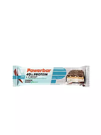 POWER BAR | Proteinriegel 40% Protein+Crisp Caramel/Peanut | weiss