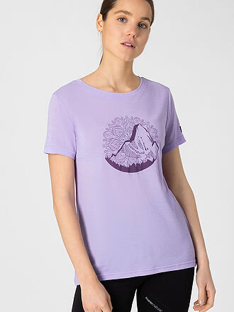 SUPER NATURAL | Damen Funktionsshirt Mountain Mandala | blau