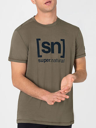 SUPER NATURAL | Herren Funktionsshirt Essential I.D | blau
