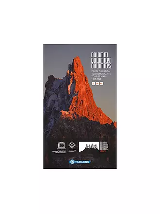 TABACCO | Wanderkarte Dolomiten Unesco 1:150.000 | keine Farbe