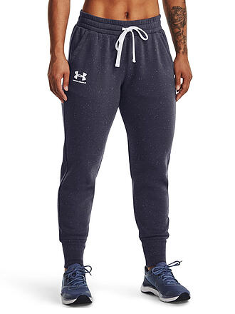 UNDER ARMOUR | Damen Jogginghose UA Rival Fleece | dunkelblau