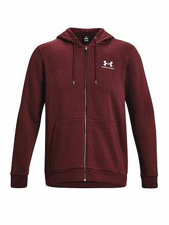 UNDER ARMOUR | Herren Kapuzenjacke UA Essential Fleece | rot