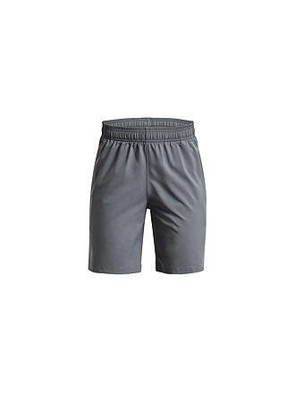 UNDER ARMOUR | Jungen Fitnessshort UA Woven | schwarz