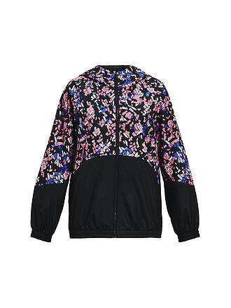 UNDER ARMOUR | Mädchen Fintessjacke UA Woven mit durchgehendem Zip | schwarz