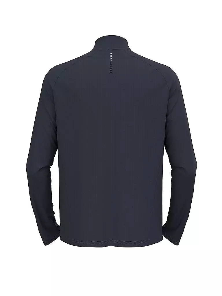 ODLO | Herren Unterzieh Zipshirt Essentials Ceramiwarm | dunkelblau