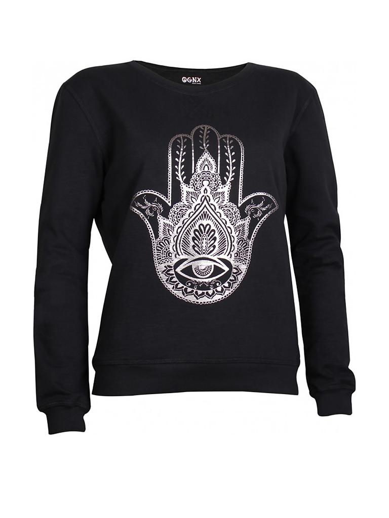 OGNX | Damen Yoga-Sweater Metalic Hamsa | 