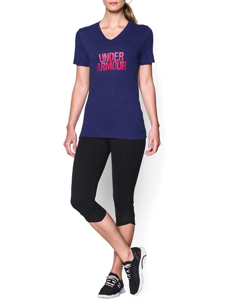 UNDER ARMOUR | Damen Trainings-Shirt Core Wordmark | 