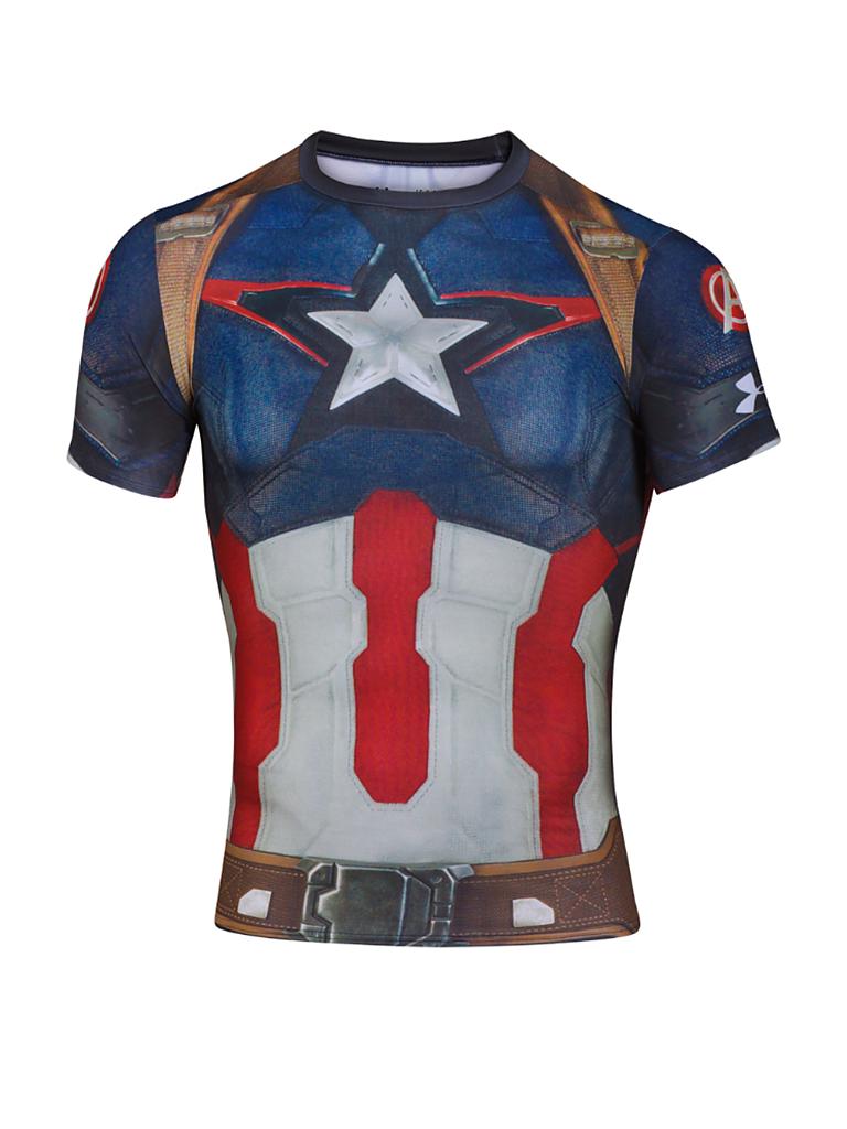 UNDER ARMOUR | Herren Kompressionsshirt Captain America | 