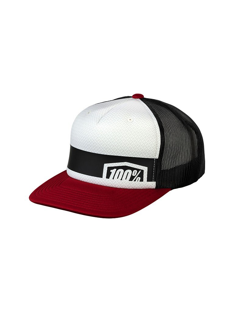 100% Kappe Quest Snapback rot