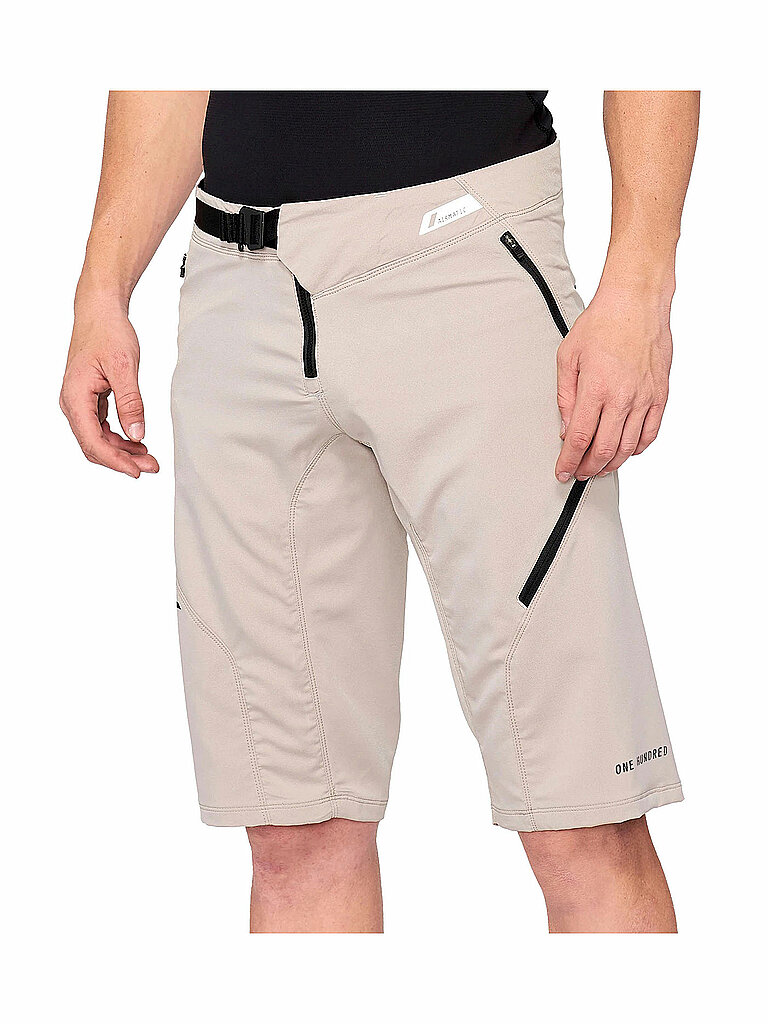100% Herren Bikeshort Airmatic grau | 36