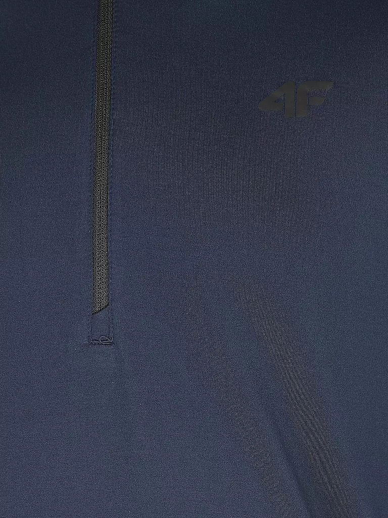 4F | Herren Unterzieh Zipshirt | blau