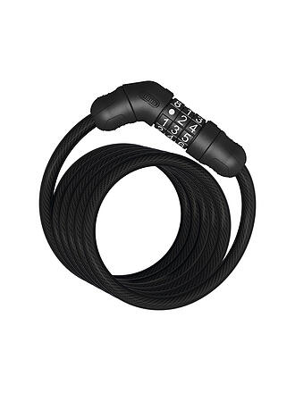 ABUS | Spiralkabelschloss 4508C/150 Black | schwarz
