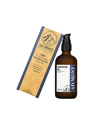 AD.MONT | CBD Infused Massageöl 100ml | keine Farbe