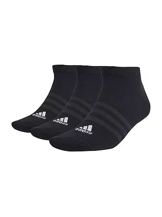 ADIDAS | 3er Pkg. Sneaker-Socken Thin and Light Sportswear Low-Cut | schwarz