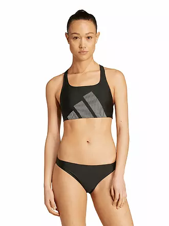 ADIDAS | Damen Bikini Big Bars | schwarz