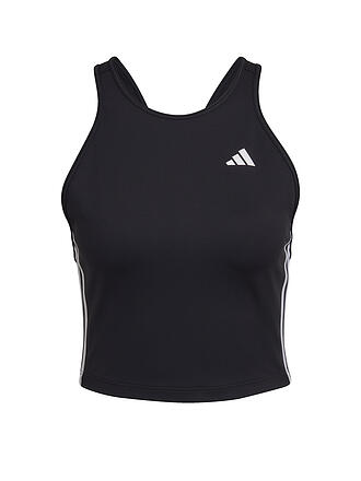 ADIDAS | Damen Fitnesstank AEROREADY Made for Training 3-Streifen Crop | schwarz