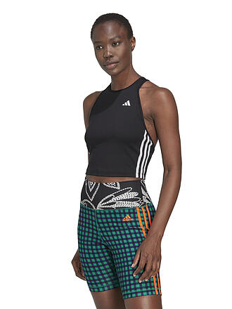 ADIDAS | Damen Fitnesstank AEROREADY Made for Training 3-Streifen Crop | schwarz
