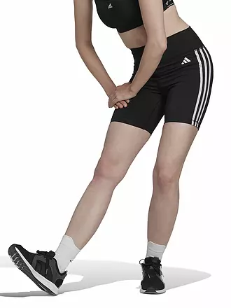ADIDAS | Damen Fitnesstight Essentials 3-Streifen High-Waisted | schwarz