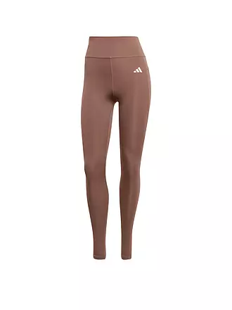ADIDAS | Damen Fitnesstight Optime Essentials 3-Streifen 7/8 | braun