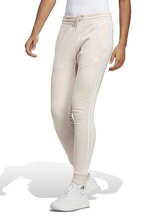ADIDAS | Damen Jogginghose Essentials 3-Streifen French Terry Cuffed | beige