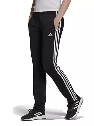 ADIDAS | Damen Jogginghose Essentials Warm-Up 3-Streifen | schwarz