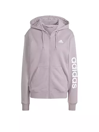 ADIDAS | Damen Kapuzenjacke Essentials Linear French Terry | beere