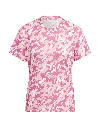 ADIDAS | Damen Laufshirt Own the Run Camo | pink
