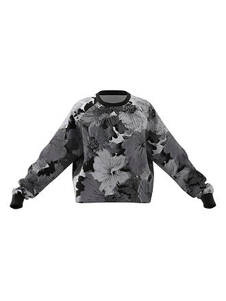 ADIDAS | Damen Sweater Allover Print | schwarz