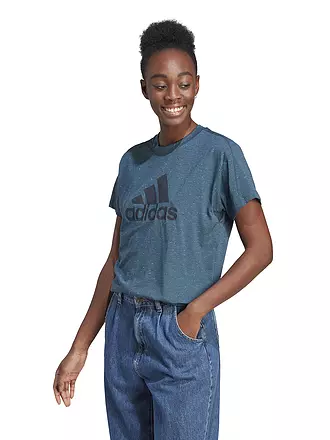 ADIDAS | Damen T-Shirt Future Icons Winners 3.0 | petrol