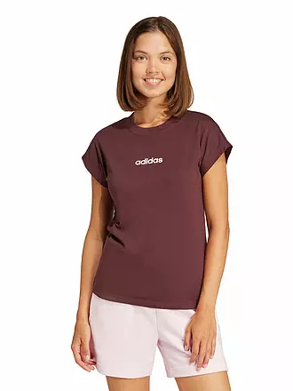 ADIDAS | Damen T-Shirt LIN SJ T | dunkelrot