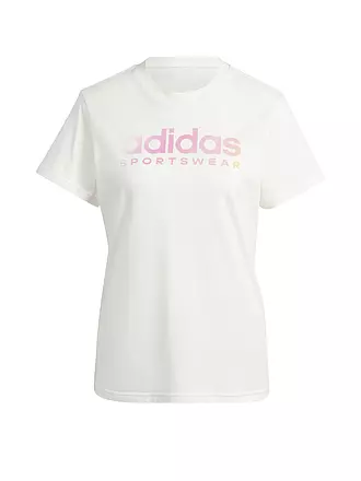 ADIDAS | Damen T-Shirt Soft Side Linear | creme