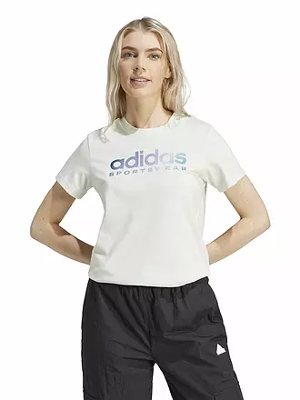 ADIDAS | Damen T-Shirt The Soft Side Linear | creme